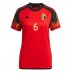 Billiga Belgien Axel Witsel #6 Hemma fotbollskläder Dam VM 2022 Kortärmad
